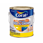 Tinta acrílica Emborrachada 3,6L Coral Sol e Chuva Selador Impermeabilizante