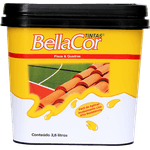 Tinta piso premium fosco amarelo demarcação - 3,6L - BellaCor