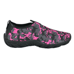 Sapatilha Aquática Esporte Náutico Neoprene Rosa Preto