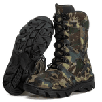 BOTA COTURNO CANO MÉDIO PARA CAÇA E PESCA CAMUFLADO