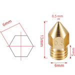 Bico para Extrusora MK8 - (0,5mm)