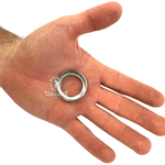 Argola Chata Inox N° 16