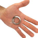 Argola Chata Inox N° 17