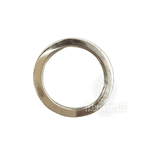 Argola Chata Inox N° 18