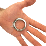 Argola Chata Inox N° 18