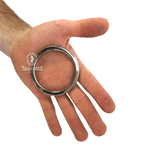 Argola Chata Inox N° 23