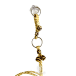Porta Chapéu Couro - Branco Com Marrom