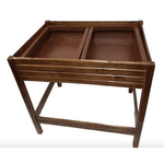 Expositor Cachepo De Madeira Eucalipto, 80x85x69cm (m. Interna 30x85x66cm)