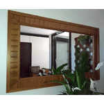 Espelheira C/ Moldura Rustica 72x120cm