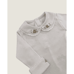 Body Paris com Bordados Castor, Off White e Ninive