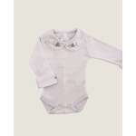 Body Paris com Bordados Castor, Off White e Ninive