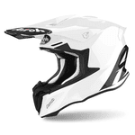 Capacete Airoh Twist 2.0 Trilha Moto Motocross Off Road Branco