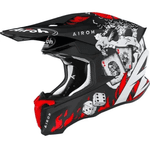 Capacete Airoh Twist 2.0 Trilha Moto Motocross Off Road Vermelho Hell