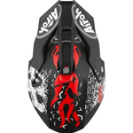 Capacete Airoh Twist 2.0 Trilha Moto Motocross Off Road Vermelho Hell