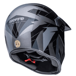 Capacete Bieffe 3 Sport Com Viseira Cristal 30th React Cinza