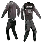 Conjunto Roupa Calça + Camisa Ims Mx Active Trilha Motocross Cinza