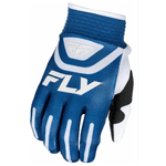 Luva De Trilha Motocross Off Road Ciclismo Fly F-16 Touch Azul Branco