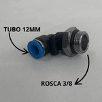 Cotovelo Macho 12mm X 3/8
