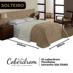 Coberdrom FlexiRelax Solteiro Dupla Face