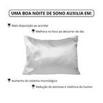 Kit 2 Fronhas De Cetim Select Royal Anti Frizz Branca