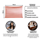 Kit 2 Fronhas De Cetim Select Royal Anti Frizz Rose