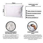 Gans Exclusiv Pure 100% Penas de Ganso Europeu