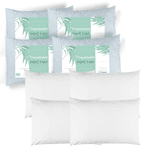 Kit 4 Travesseiros Select Luxo Com 4 Fronhas 100% Algodão