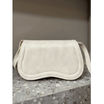 Bolsa Baguete Pequena Off White 