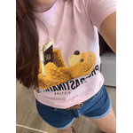 T-shirt Urso Ted Rosa