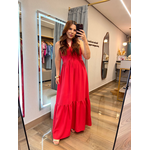 Vestido Frente Unica Tomara Que Caia Vermelho 