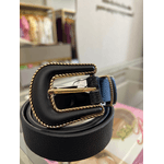 Cinto Carina Com Detalhe Dourado