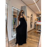 Vestido Frente Unica Plus Preto 