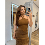 Cropped Yara Caramelo