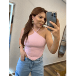 Cropped Yara Rosa Claro