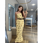 Vestido Longa Póa Amarelo