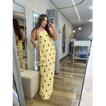 Vestido Longa Póa Amarelo