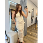 Saia Tricot Modal Helo Areia 