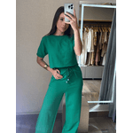 Conjunto Blusa e Calça Moletom Verde