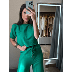 Conjunto Blusa e Calça Moletom Verde