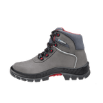 Bota de Segurança Couro Nobuck Cinza Premier 75BPR29 – Marluvas | CA 41370 | Antiderrapante e Resistente