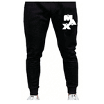 Calça Moletom Flanelado Unissex Confortável Estilo Jogger Casual MAX TITANIUM esportiva Softwear - PRETO - QUEIMA DE ESTOQUE