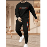 Conjunto de Moletom masculino Switzerland - PRETO G - QUEIMA DE ESTOQUE