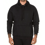 Moletom Com Capuz Estampa Cruzada MASCULINO - PRETO GG - QUEIMA DE ESTOQUE