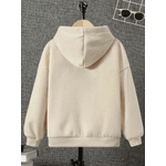 Moletom Feminino tumblr Blusa De Frio Boston College Streetwear Casaco Premium - BEGE G - QUEIMA DE ESTOQUE