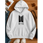 Moletom BTS NA MODA Confortável Unissex Streetwear Casual - BRANCO GG - QUEIMA DE ESTOQUE