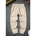 Calça De Moletom Estampada Japonesa Dragão Inverno Streetwear Premium - BEGE - QUEIMA DE ESTOQUE