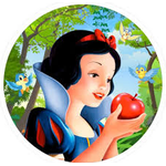 Capa de Painel Branca de Neve - Festa Infantil - Decoração - QUEIMA DE ESTOQUE
