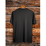 Camiseta Unissex Frase Um homem sem Barriga - PRETO - QUEIMA DE ESTOQUE