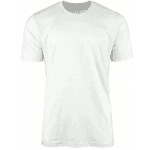 Camiseta Casual Estampada De Carta Dama - BRANCO - QUEIMA DE ESTOQUE