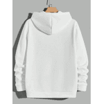 Moletom Masculino Los Angeles Minimalista Homens Gráfica Letra Capuz - BRANCO - QUEIMA DE ESTOQUE